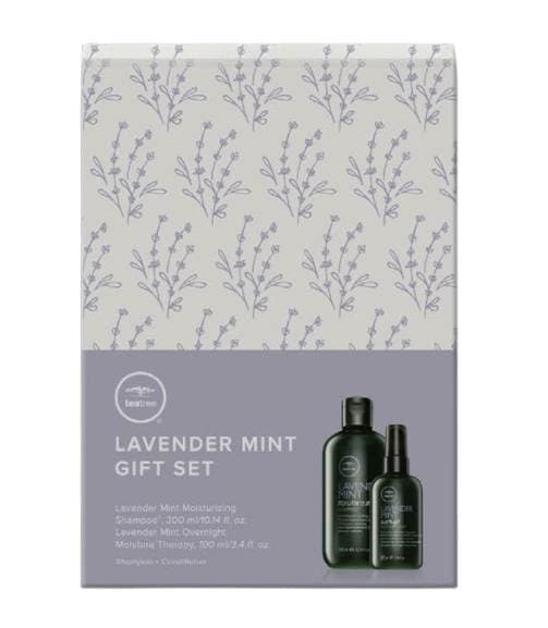VÝPRODEJ: Paul Mitchell Summer Duo Lavender Mint Shampoo a Overnight Moisture Therapy - šampon pro suché vlasy, 300 ml a bezoplachová noční péče, 100 ml