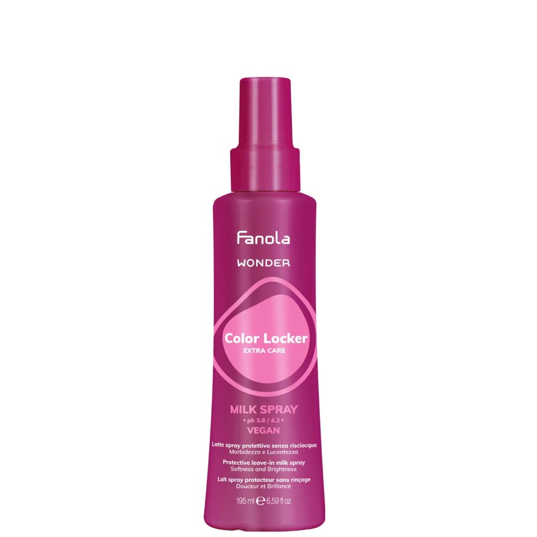 Fanola Wonder Color Locker Extra Care Milk Spray - vyživující mléko ve sprej pro barvené vlasy, 195 ml
