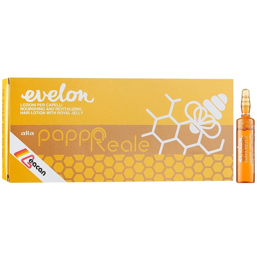 Evelon Pappa Reale Nourishing a Revitalizing Royal Jelly Hair Lotion - ampule s mateří kašičkou, 12ks/bal