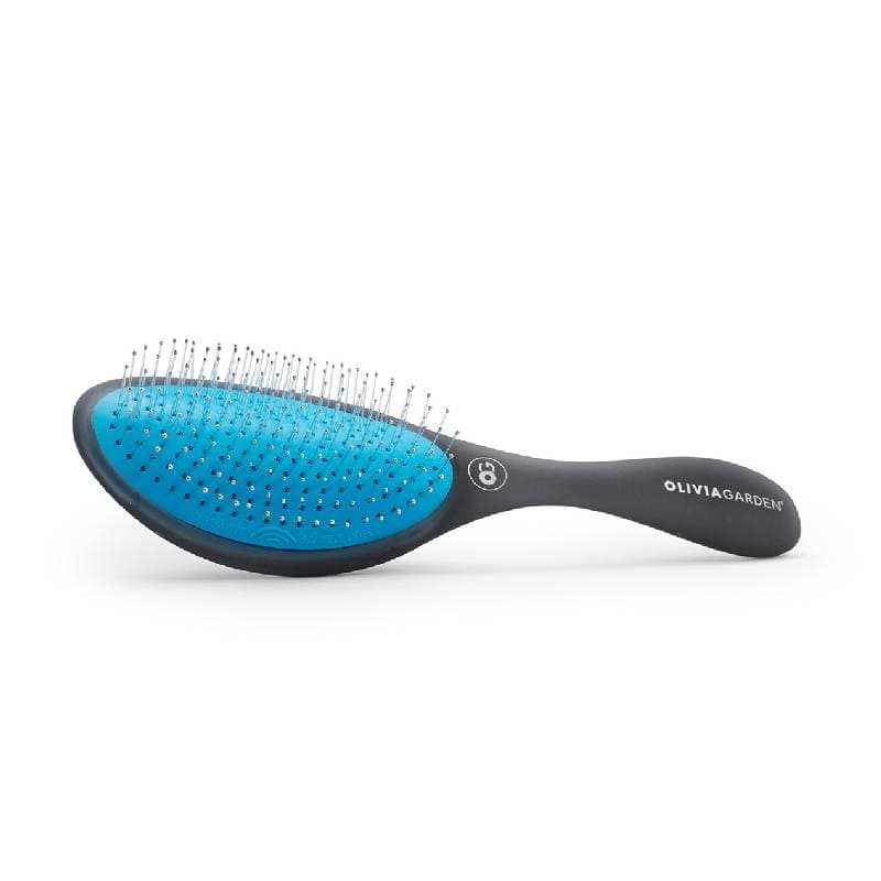 VÝPRODEJ: Olivia Garden DETANGLER Fine-Medium Hair - detangler pro jemné až střední husté vlasy (modro-šedý)