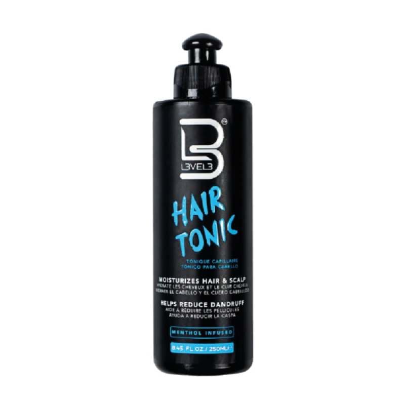 (EXP:6/26): L3VEL3 Hair Tonic With Mentol - vlasové tonikum s mentolem - působí proti lupům, 250 ml