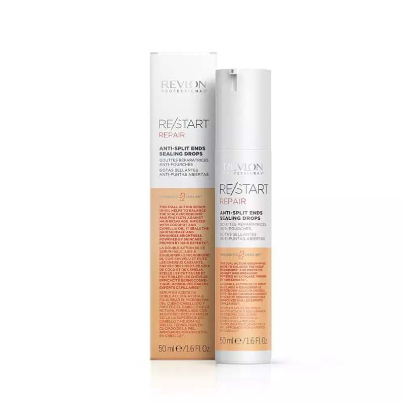 VÝPRODEJ: Revlon Re/Start Repair Anti-Split Ends Sealing Drops - zacelující rekonstrukční kapky, 50 ml