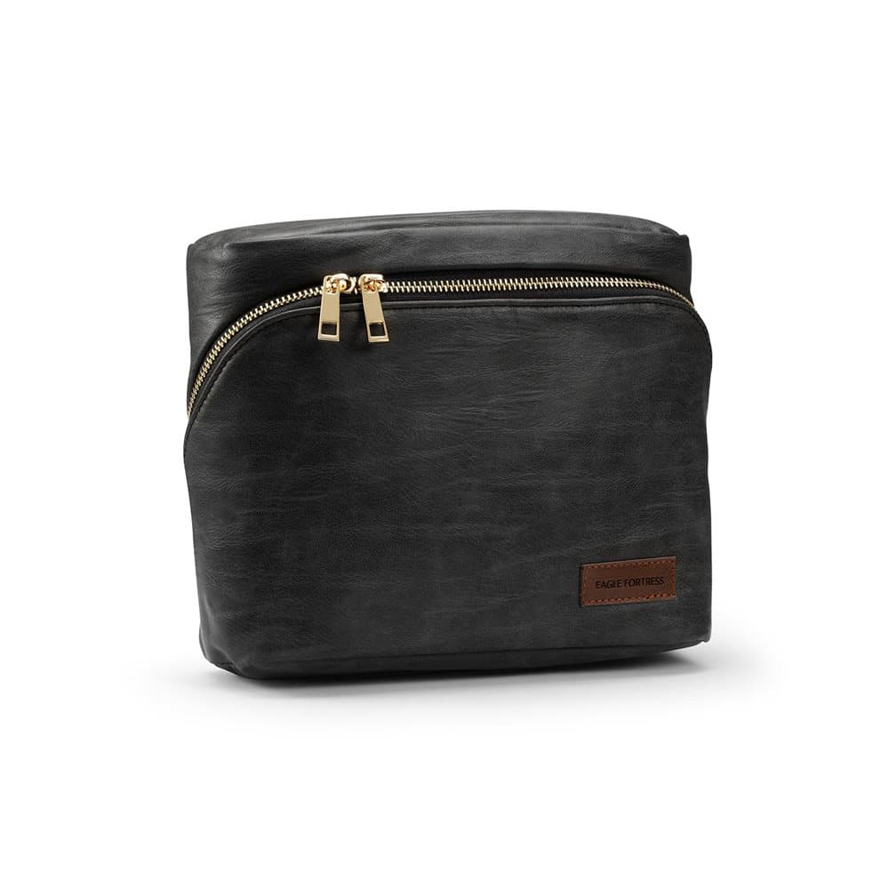 VÝPRODEJ: BraveHead Tool Case 9135 - koženková taška na kadeřnické pomůcky (antracitová)