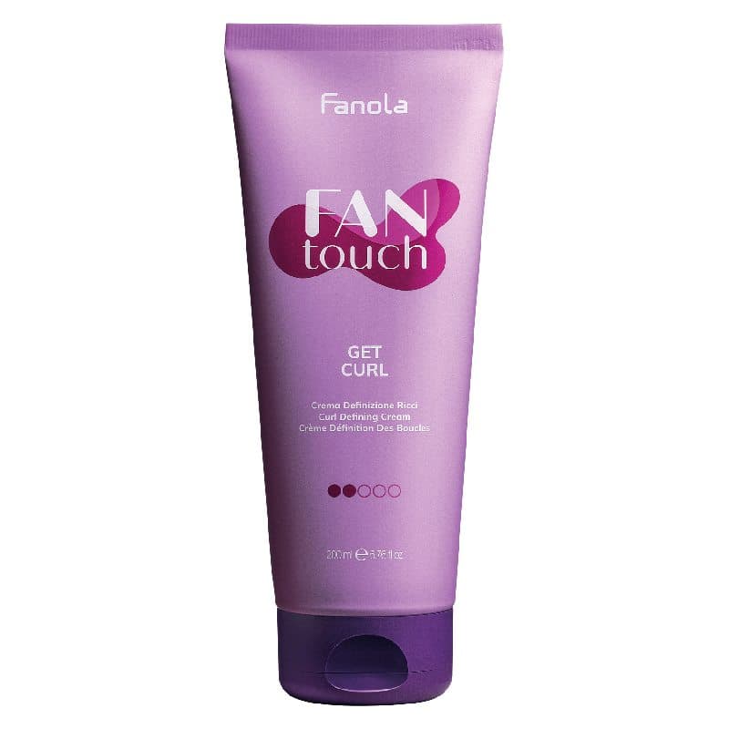 Fanola Fan Touch Get Curl Cream ●●○○○ - modelační krém pro vlnité/kudrnaté vlasy, 200 ml