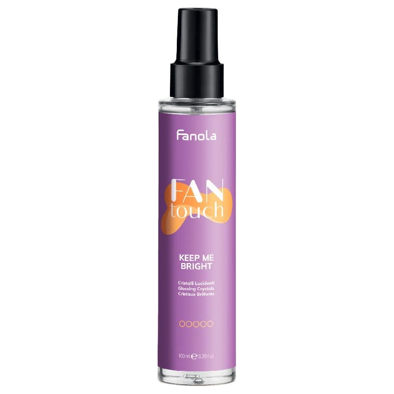 Fanola Fan touch Keep Me Bright Crystal - tekuté krystaly pro lesk vlasů, 100 ml
