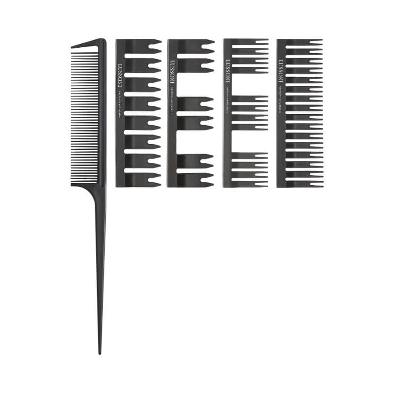 Lussoni Dressing Comb Set DC500 - hřeben s nástavci pro melírovací techniky