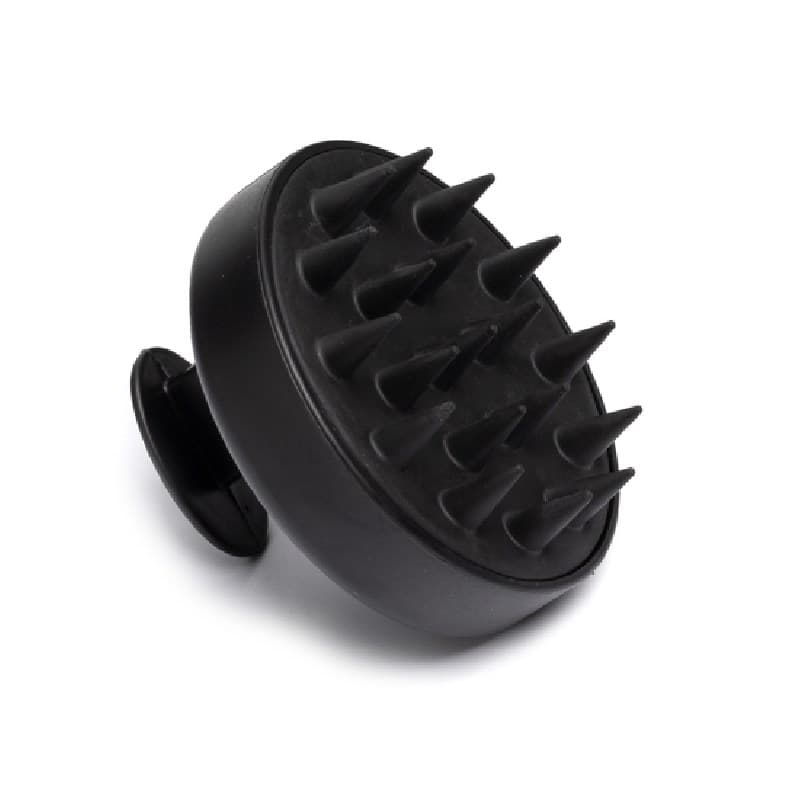 The Shave Factory Silicone Massage Brush SMC02 - silikonový masážní kartáč černá