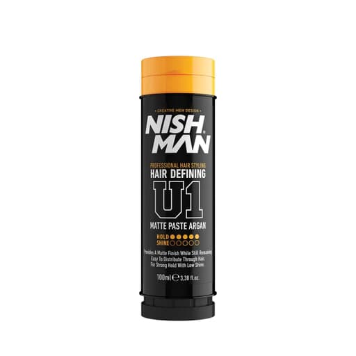 Nishman U1 Matte Paste Argan - matná pasta v tubě, 100 ml