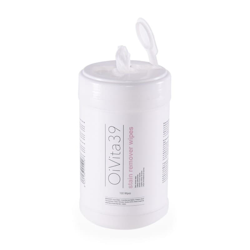 OiVita39 Stain Remover Wipes - ubrousky pro odstranění barvy z pokožky, 100 ks ubrousků