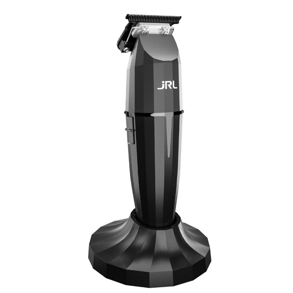 JRL ONYX 2020T-B Trimmer Black - profesionální konturovací strojek na akumulátor + minerálni olej M22, 200 ml