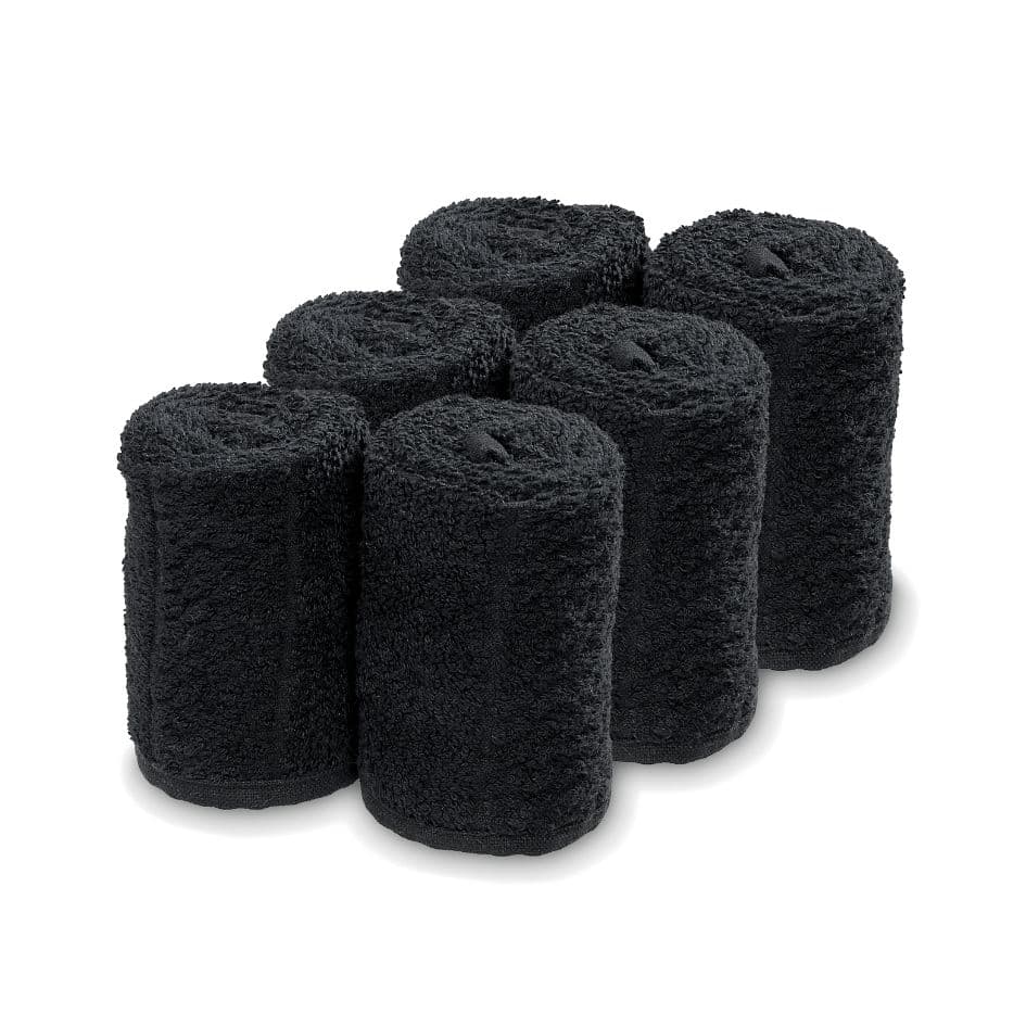 BARBURYS TAKE CARE Cotton Towels for Steamer (P005073) - černý ručník do napařovače, 1 kus