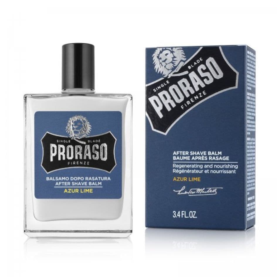 Proraso After Shave Balm Azur Lime - balzám po holení s vůní limetek a pomerančů, 100 ml