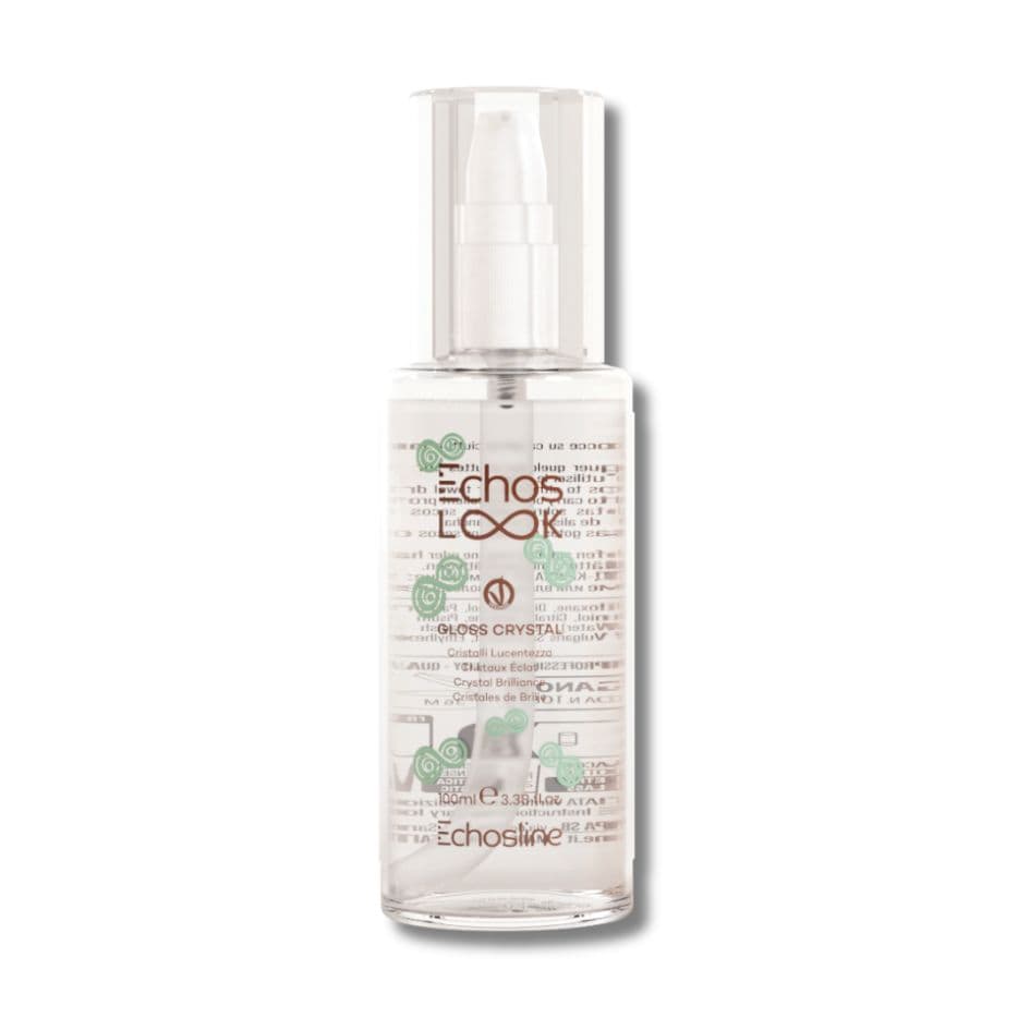 Echos Look Gloss Crystal - tekuté krystaly s ochranou proti krepatění vlasů, 100 ml