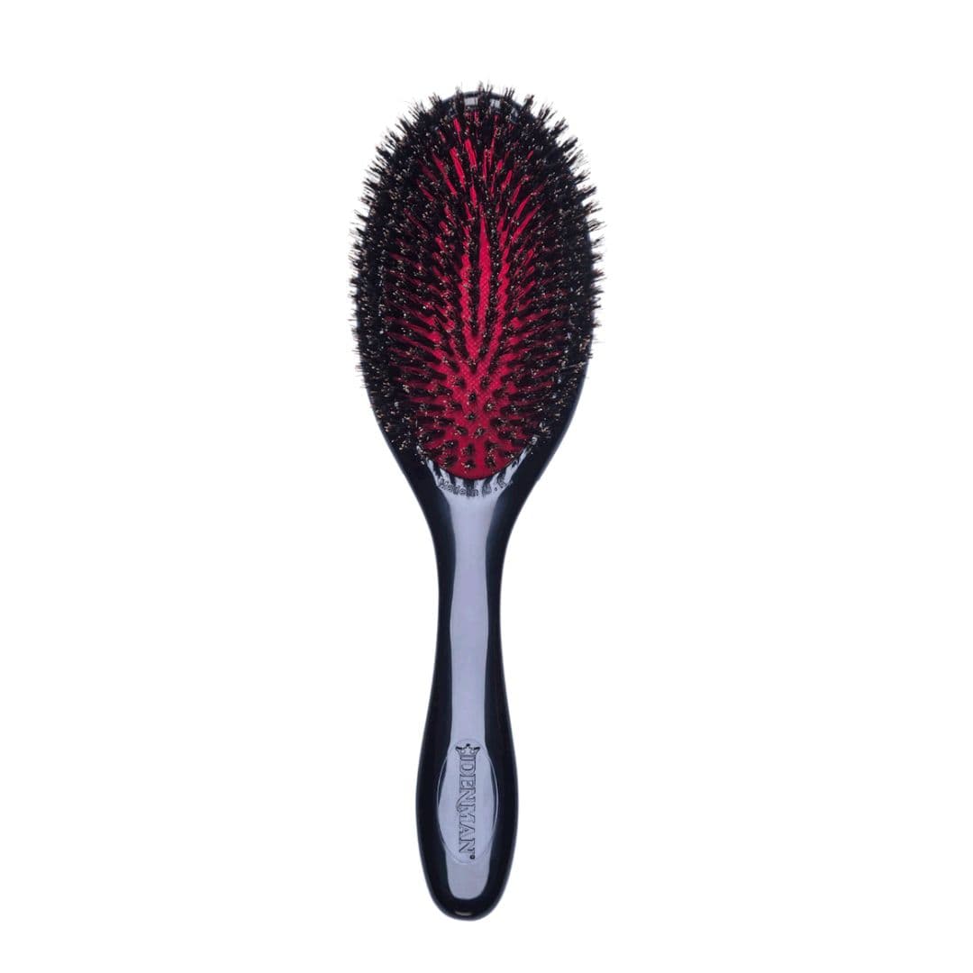 Denman D82M The Finisher Boar Brush - kartáč na vlasy, 100% divoké štětiny