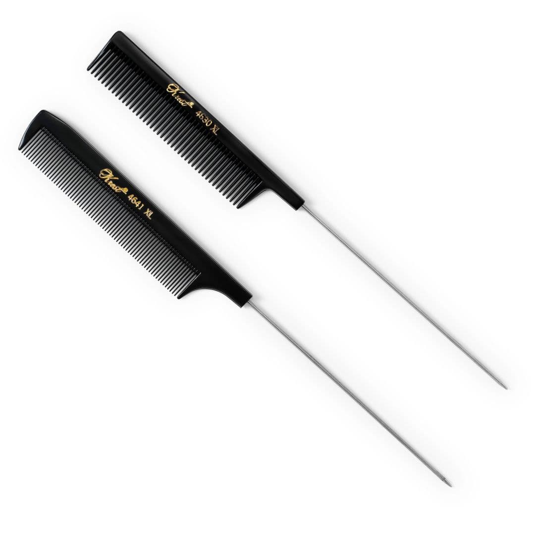 Krest Pintail Comb Set - set dvou tupírovacích hřebenů s kovovými prodlouženými špicemi