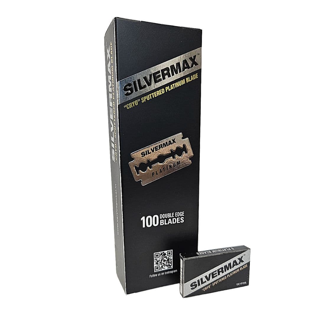SILVERMAX 100 Double Edge Blades (6459) - náhradní žiletky, 100 ks (celá čepel)