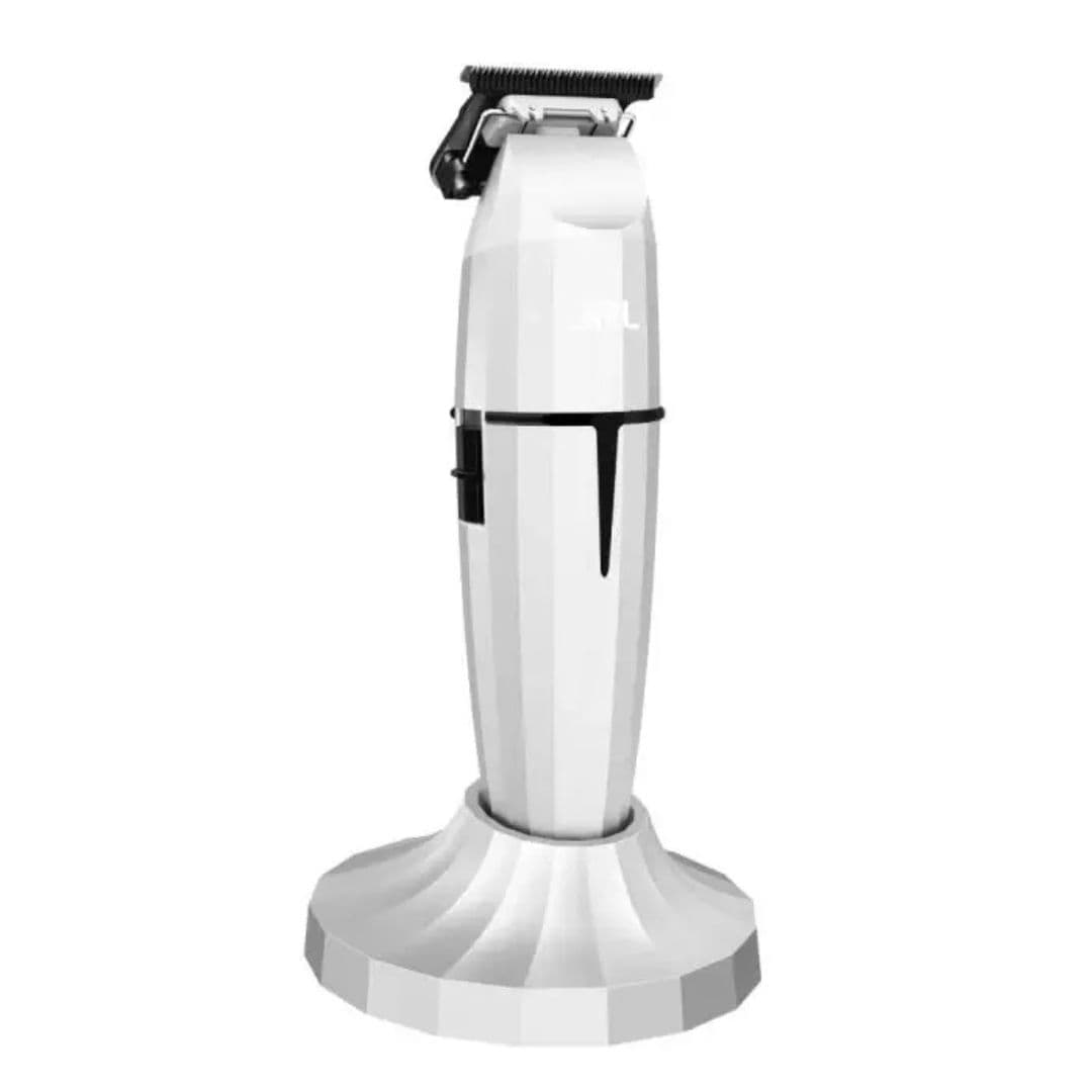 JRL ONYX 2020T-W Trimmer WHITE - bílý profesionální konturovací strojek na akumulátor + minerálni olej M22, 200 ml