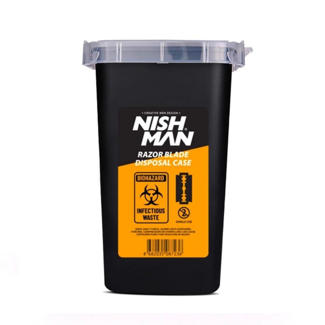 NISHMAN Razor Blade Disposal Case - kontejner na použité žiletky