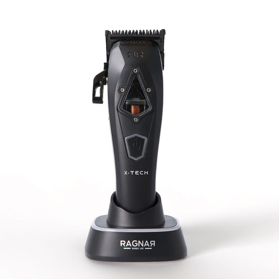RAGNAR X-TECH Vector Motor Clipper 09179 - profesionální střihací strojek s vector-motorem + M22 olej na mazání stříhací hlavice, 200 ml
