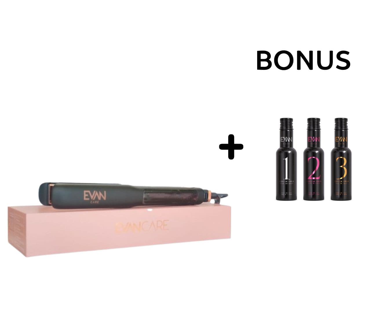 Evan Care Ionic HeatSyncX Straightener 250º - žehlička pro zažehlování narovnávacích ošetření