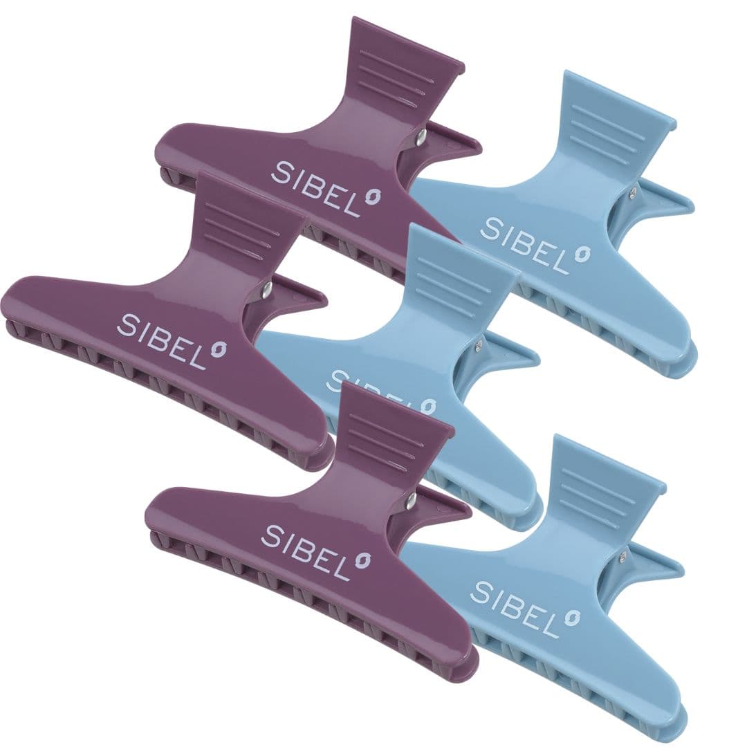 Sibel BUTTERFLY CLAMPS P005510 - set kolíčků na vlasy, 6 ks