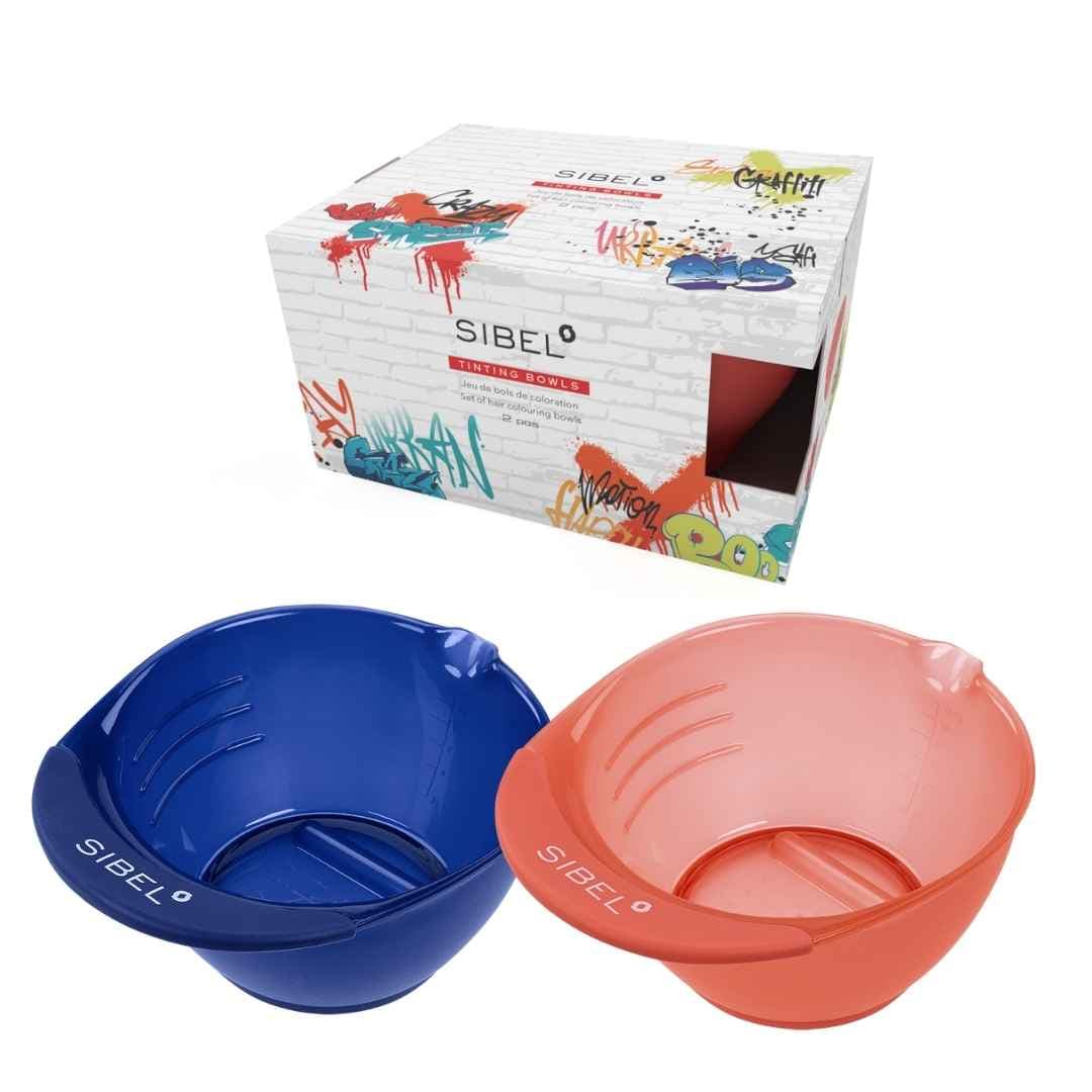 Sibel Graffiti TINTING BOWLS P005582 - misky na míchání barev, 2 ks