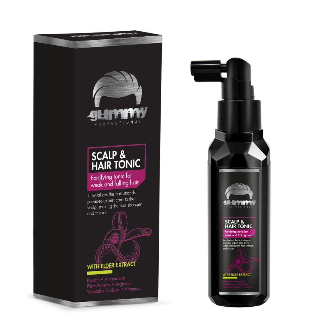 Gummy Scalp&Hair Tonic with Elder Extract - tonikum na vlasy a vlasovou pokožku, 100 ml