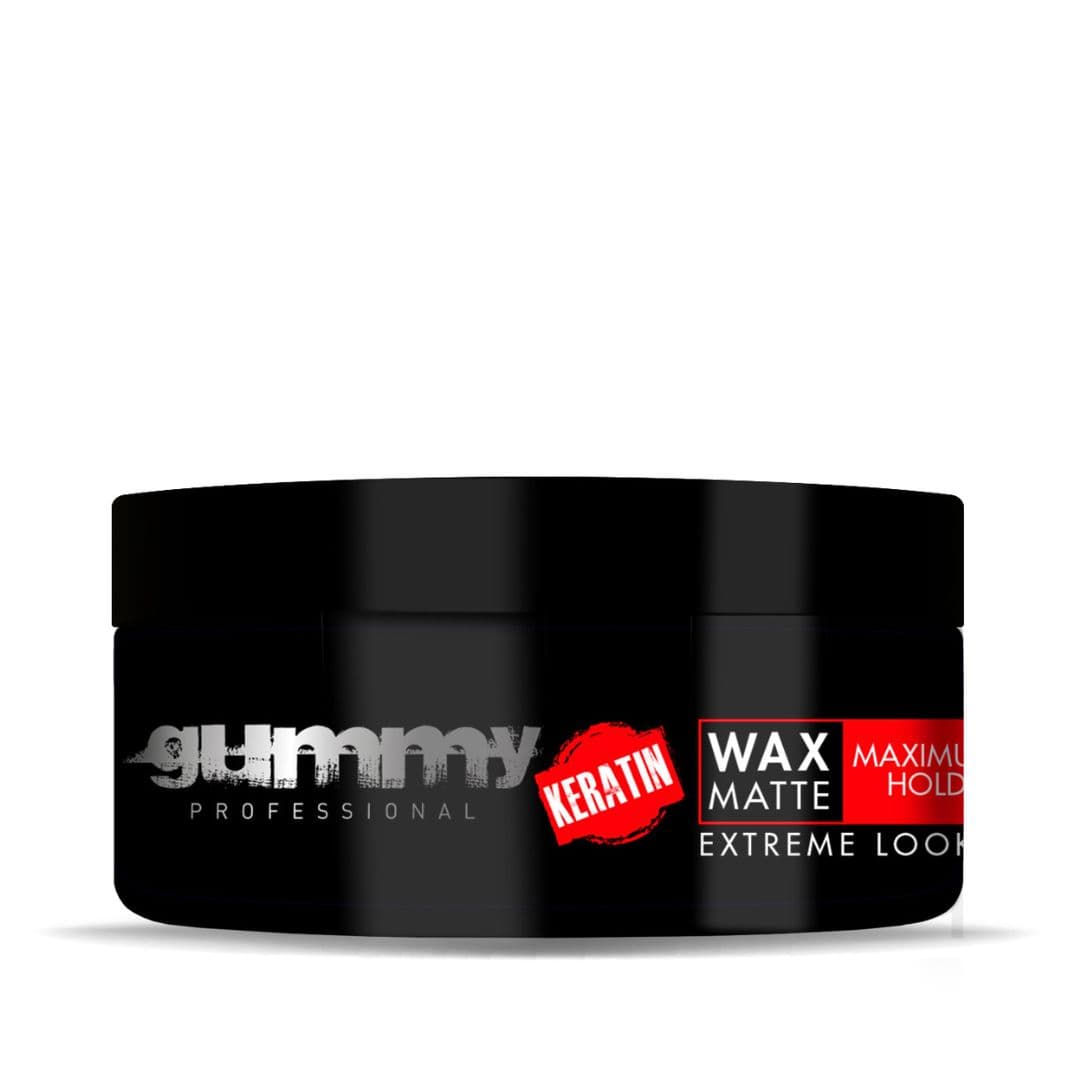 Gummy Wax MATTE KERATIN Maximum Hold - matný vosk s keratinem a silnou fixací, 150 ml