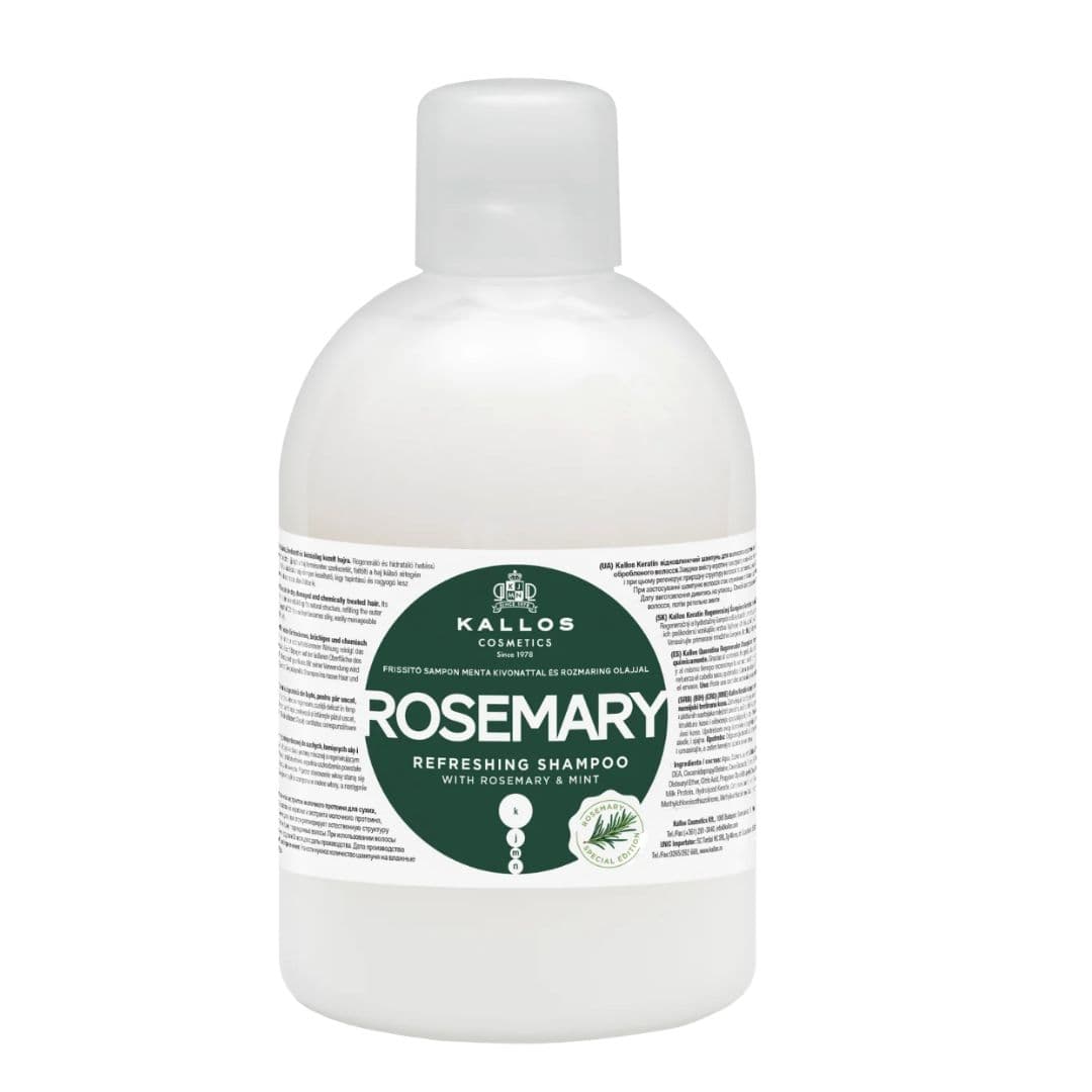 Kallos Rosemary Shampoo - šampon na vlasy s rozmarýnem, 1000 ml