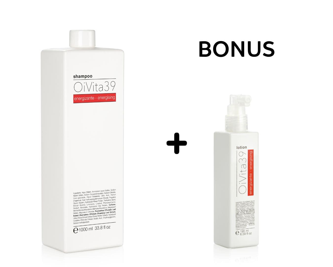 AKCE: OiVita39 Energising Shampoo - šampon proti padání vlasů, 1L + Dárek dle vlastního výběru