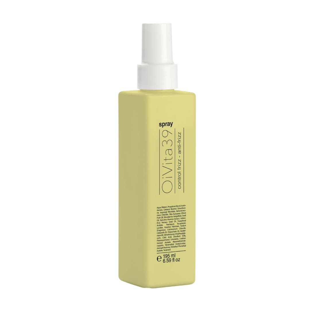 OiVita39 AntiFrizz Spray - sprej pro disciplínu krepatých vlasů, 195 ml