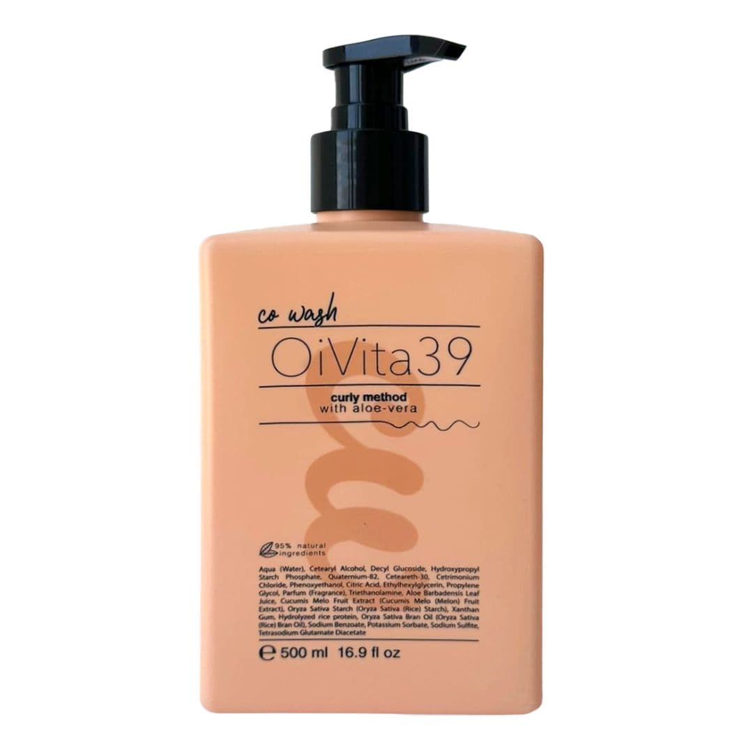OiVita39 Co Wash - šetrně čistící kondicionér pro kudrnaté vlasy, 500 ml