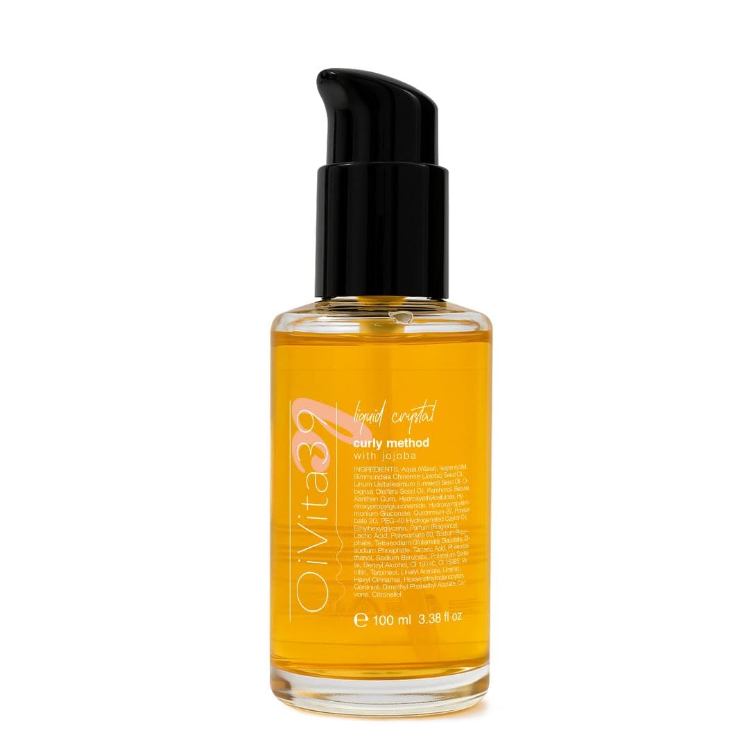 OiVita39 Curly Method Liquid Crystal - tekuté krystaly s jojobovým olejem a lněným semínkem, 100 ml