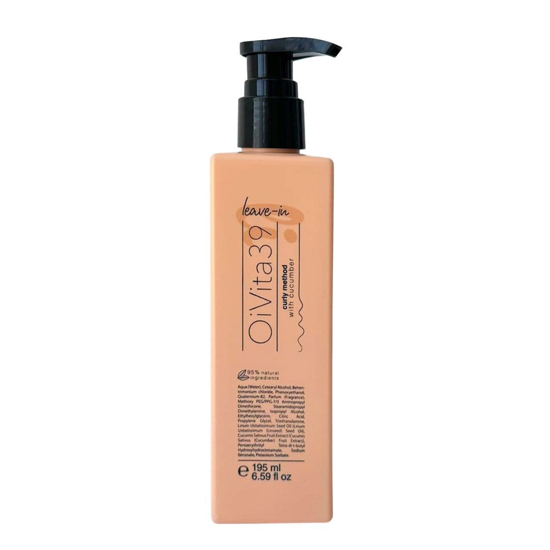 OiVita39 Leave In Curly Method - bezoplachový kondicionér, 195 ml