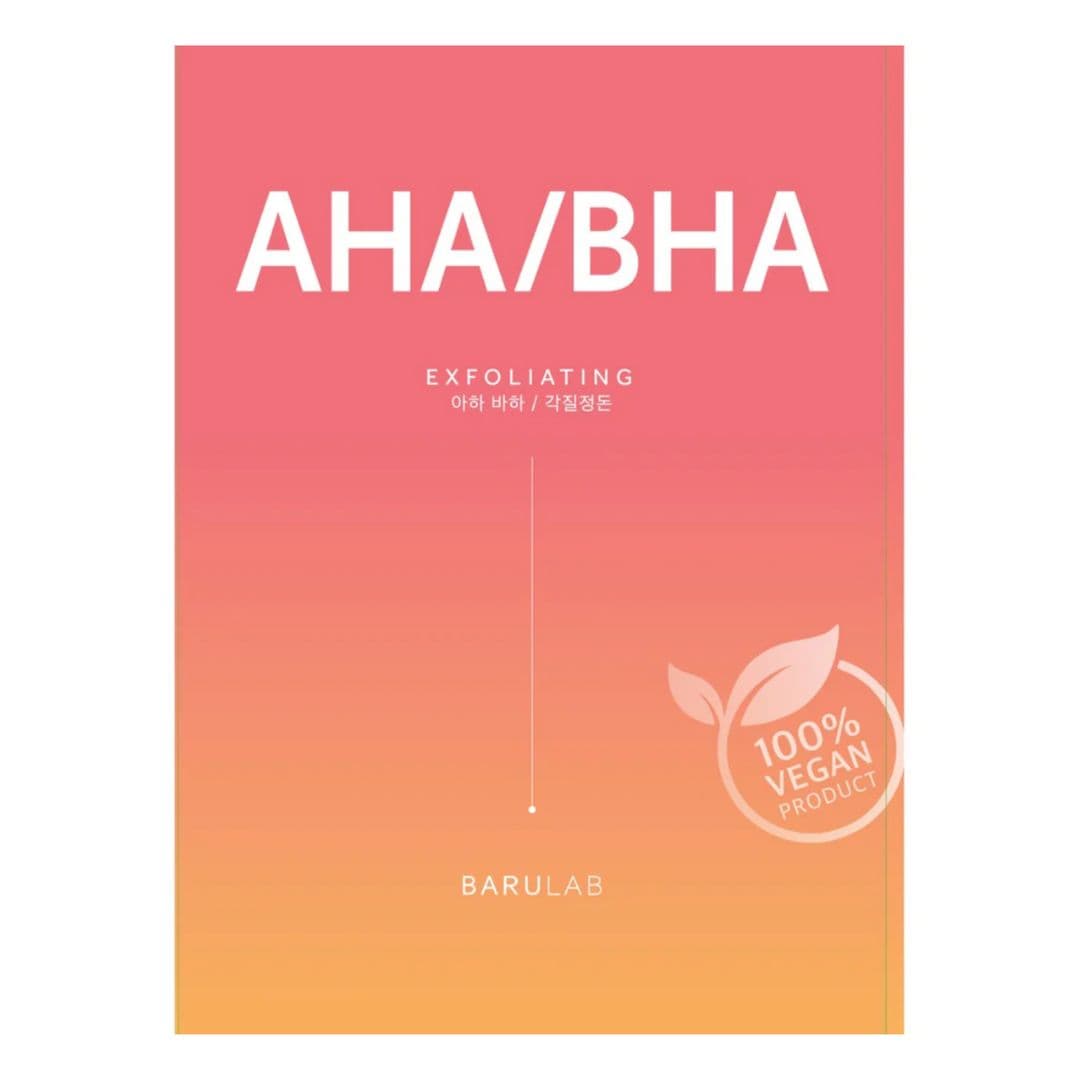 Barulab AHA/BHA Sheet Mask - exfoliační pleťová maska, 23 g