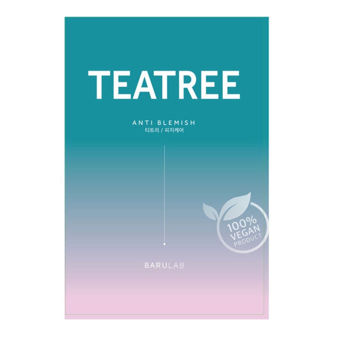 Barulab Tea Tree Face Sheet Mask - pleťová maska pro problematickou pleť, 23 g