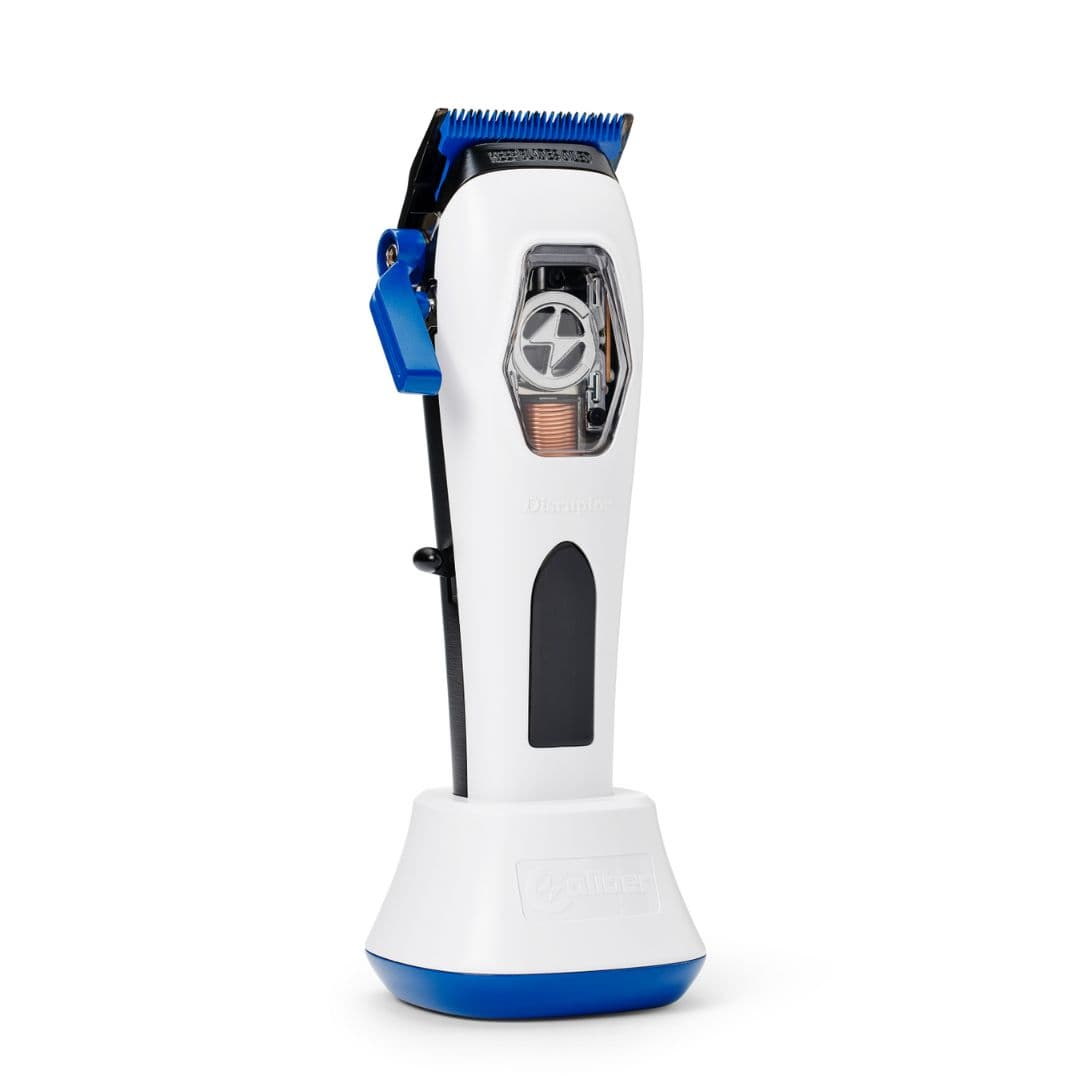 Caliber DISRUPTOR ZR Vector Motor Clipper - profesionální střihací strojek se zirkonovou hlavou + M22 olej na mazání nožů, 200 ml
