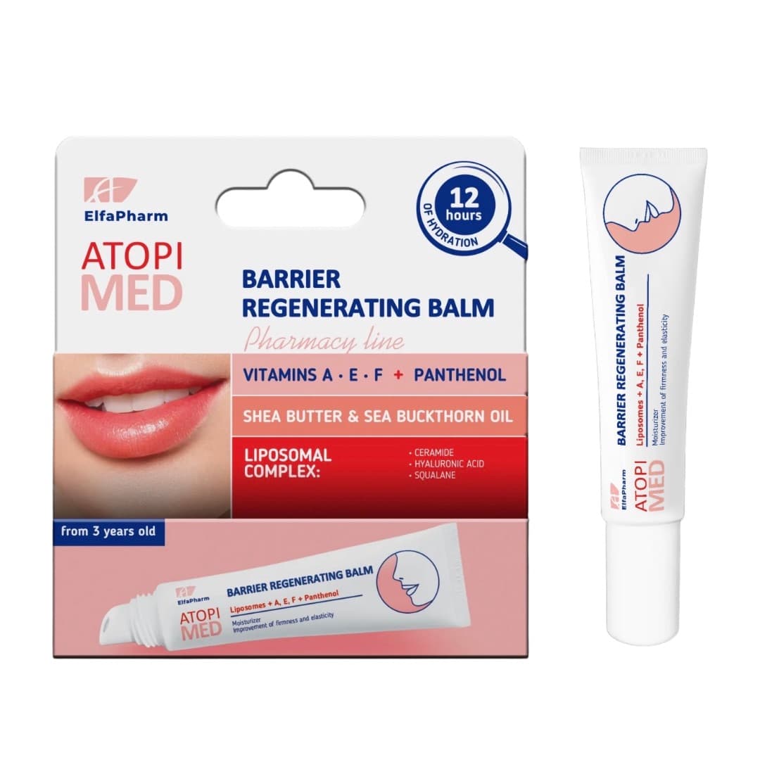 ELFA PHARM ATOPI MED Barrier Regenerating Balm – revitalizační balzám na rty 15 ml