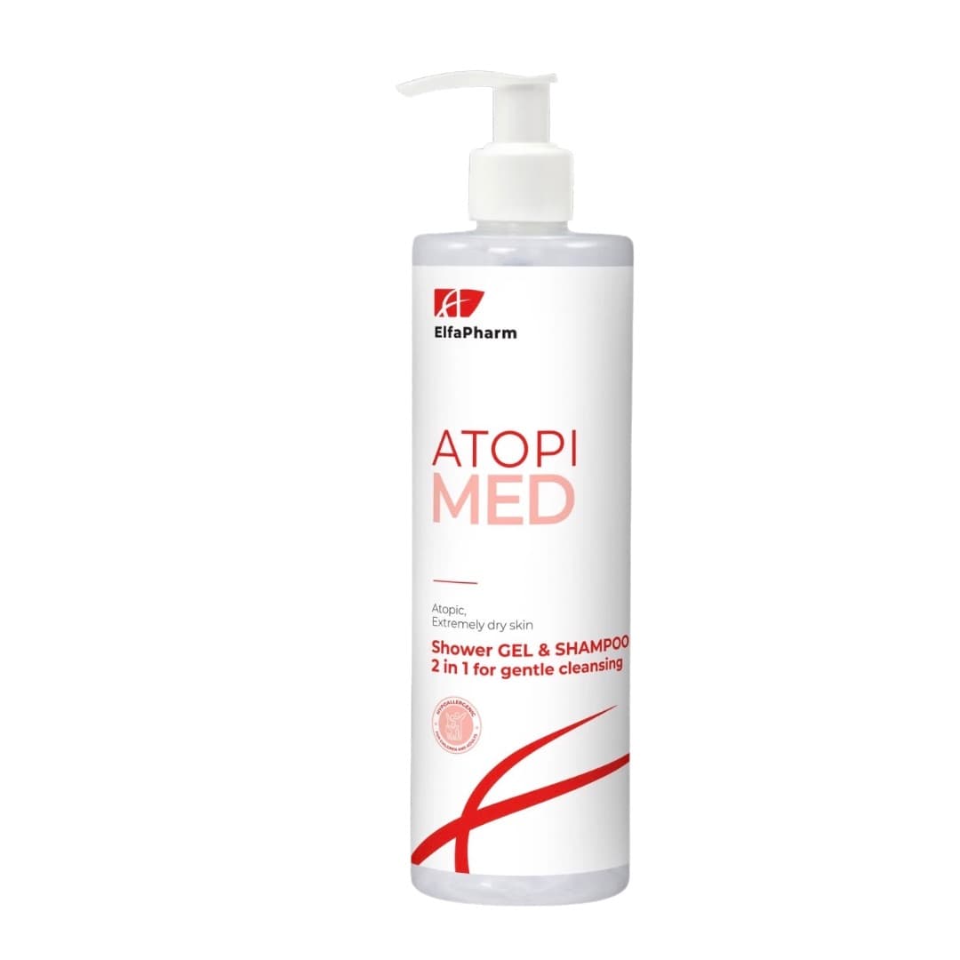 Elfa Pharm ATOPI MED Shower Gel & Shampoo 2IN1 - sprchový gel & šampon 2v1 pro jemné čištění 400 ml