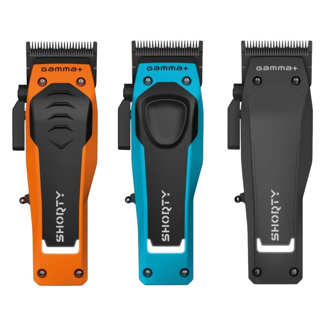 Gamma+ SHORTY Clipper - profesionální střihací strojek + M22 - olej na mazání hlavice, 200 ml