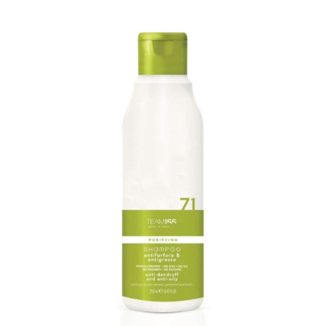 TEAM155 (71) Anti-Dandruff & AntiOily Shampoo - obnovující šampon proti lupům a mazání, 250 ml