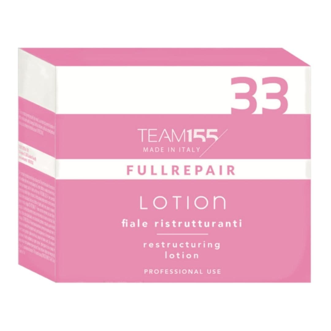 TEAM155 FULLREPAIR (33) Lotion - růžové ampule pro suché a poškozené vlasy, 12x10 ml