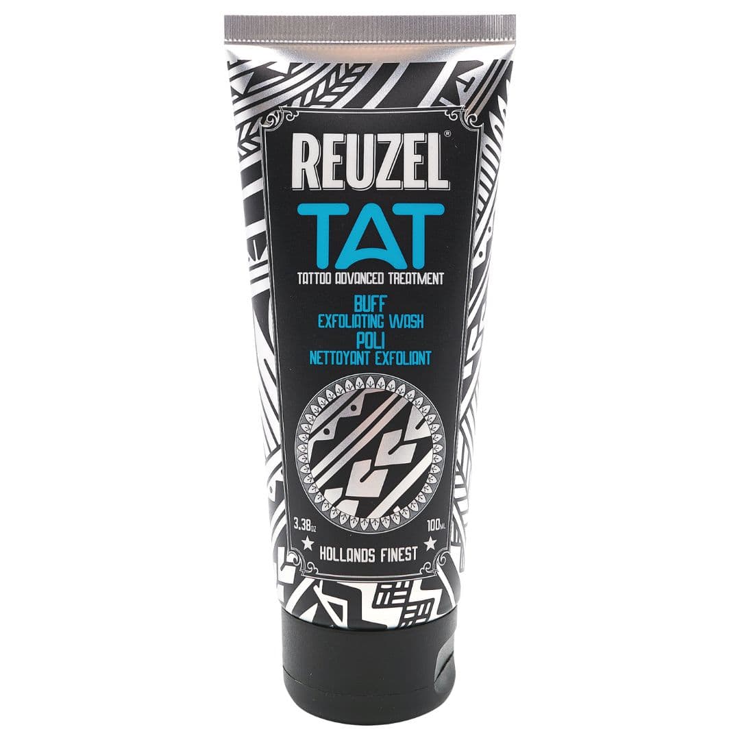 Reuzel TAT Buff Exfoliating Wash - exfoliační čistící gel na tetování, 100 ml