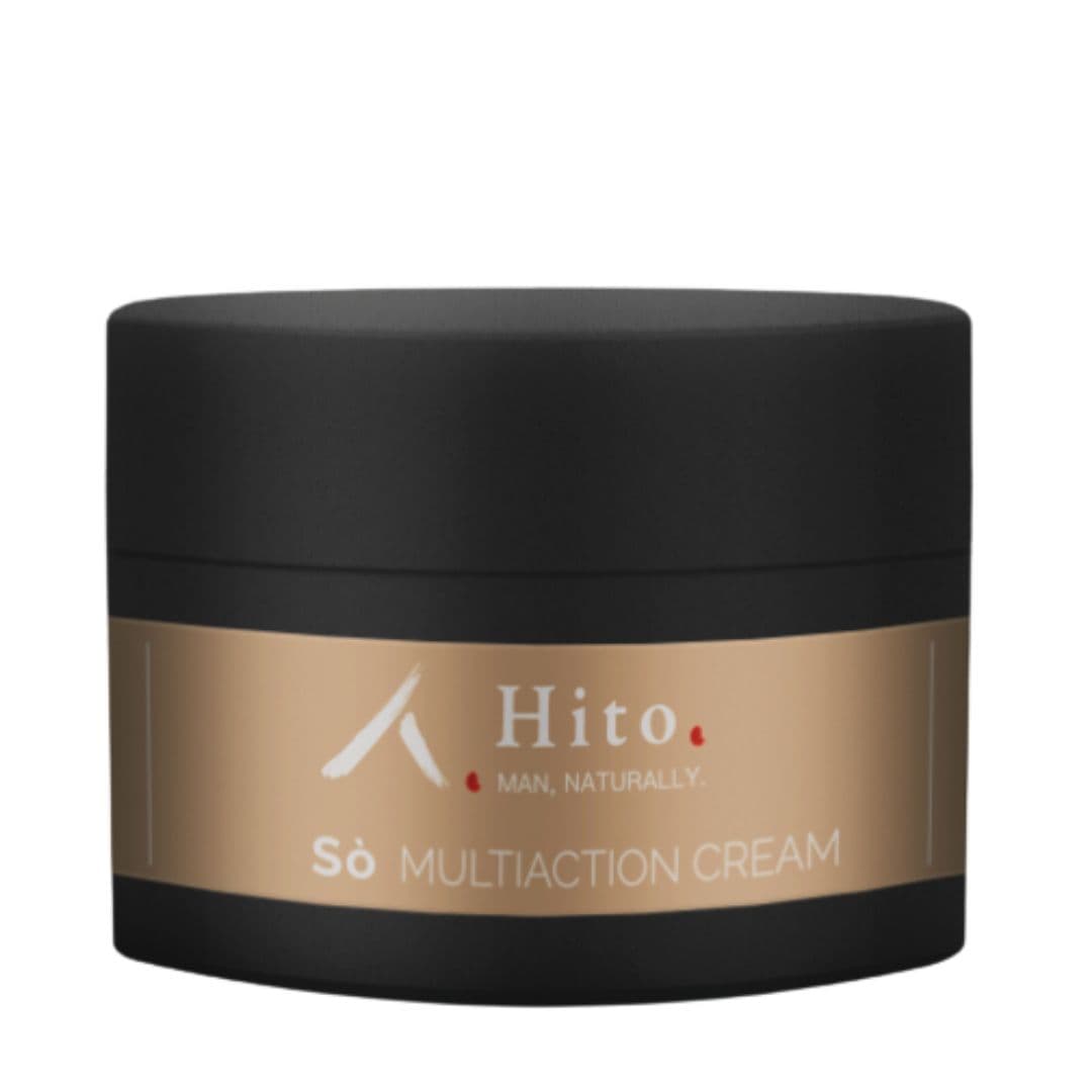 Hito "Sò" Multiaction Cream - leave-in bezoplachový krém pro hydrataci, ochranu, regeneraci vlasů nebo brady, 75 ml