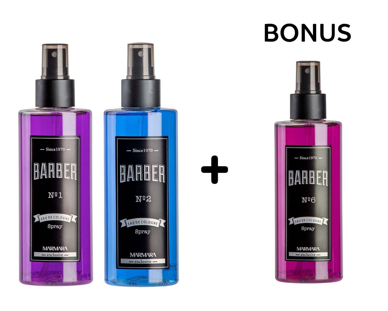 AKCE: 2+1 Barber Marmara - Eau De Cologne - voda po holení ve spreji, 250ml