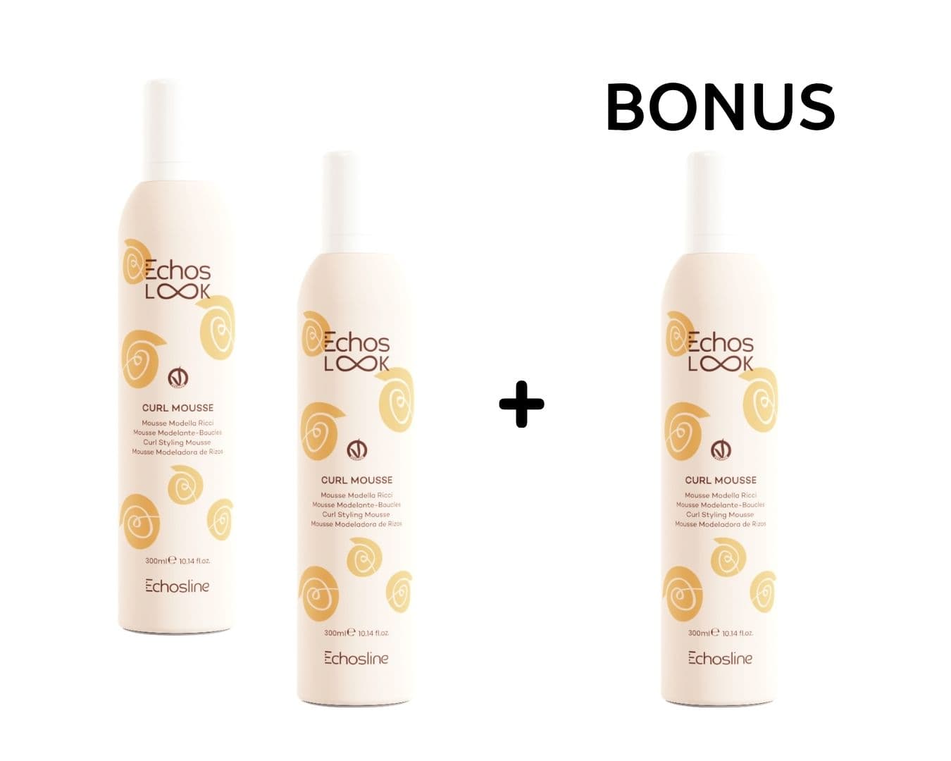 AKCE: 2+1 Echos Look Curl Mousse - pěna na tvarování kadeří, 300 ml