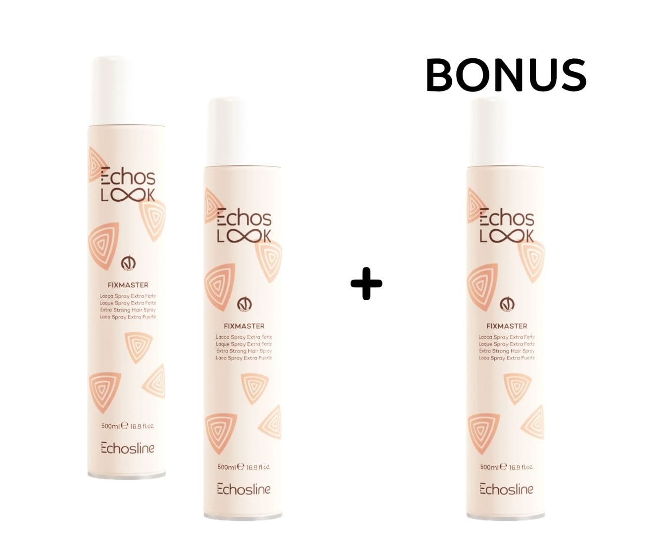 AKCE: 2+1 Echos Look Fixmaster - extra silný lak na vlasy, 500 ml