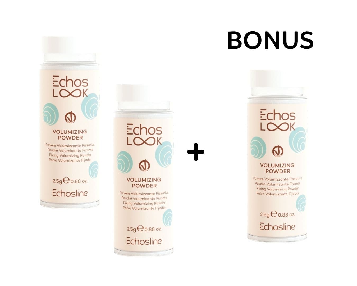 AKCE: 2+1 Echos Look Volumizing Powder - objemový pudr s fixací, 2,5g