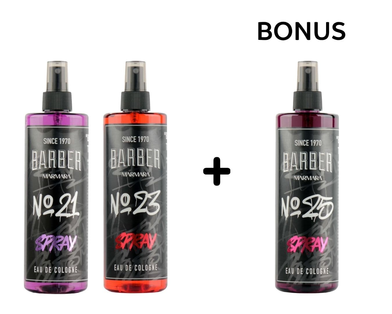 AKCE: 2+1 Marmara Barber Eau de Cologne Graffiti - kolínská voda po holení v nové verzi Graffiti, 400 ml