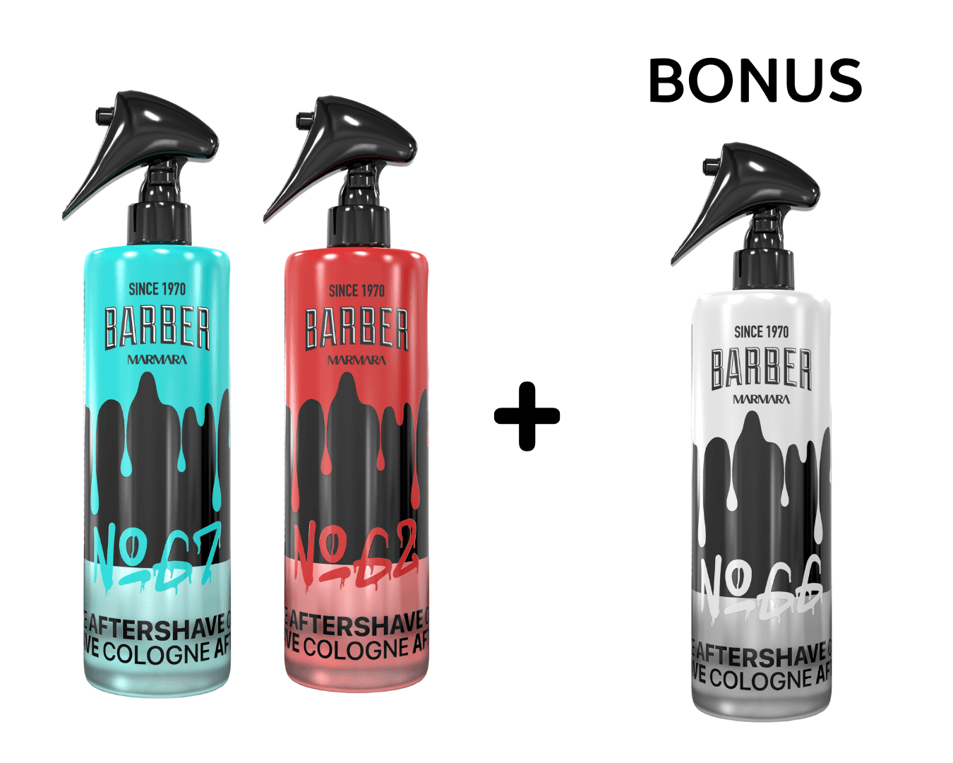 AKCE: 2+1 Marmara Barber NEW Eau De Cologne - kolínské vody po holení, 400 ml